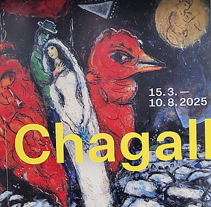 Logo der Ausstellung vom Marc Chagall in Düsseldorf